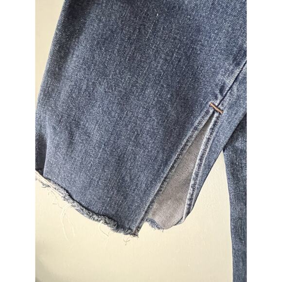 Women's Straight Leg Jeans - Blue - Picture 12 of 16